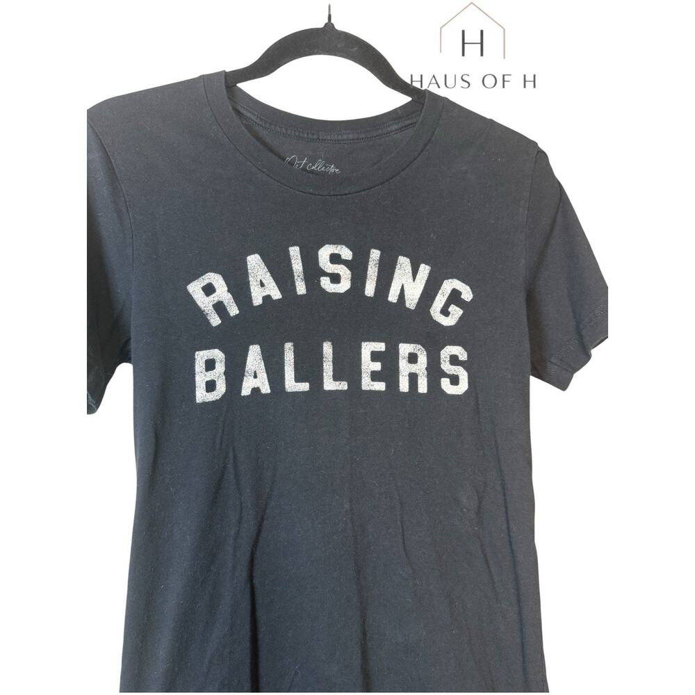 Raising Ballers Shirt, Sports Mom Dad Tee, Parent Gift Size S